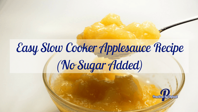 Easy Slow Cooker Applesauce Recipe (No Sugar Added)