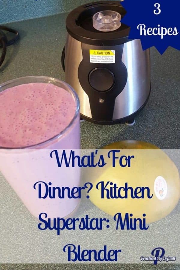What's For Dinner? Kitchen Superstar Mini Blender
