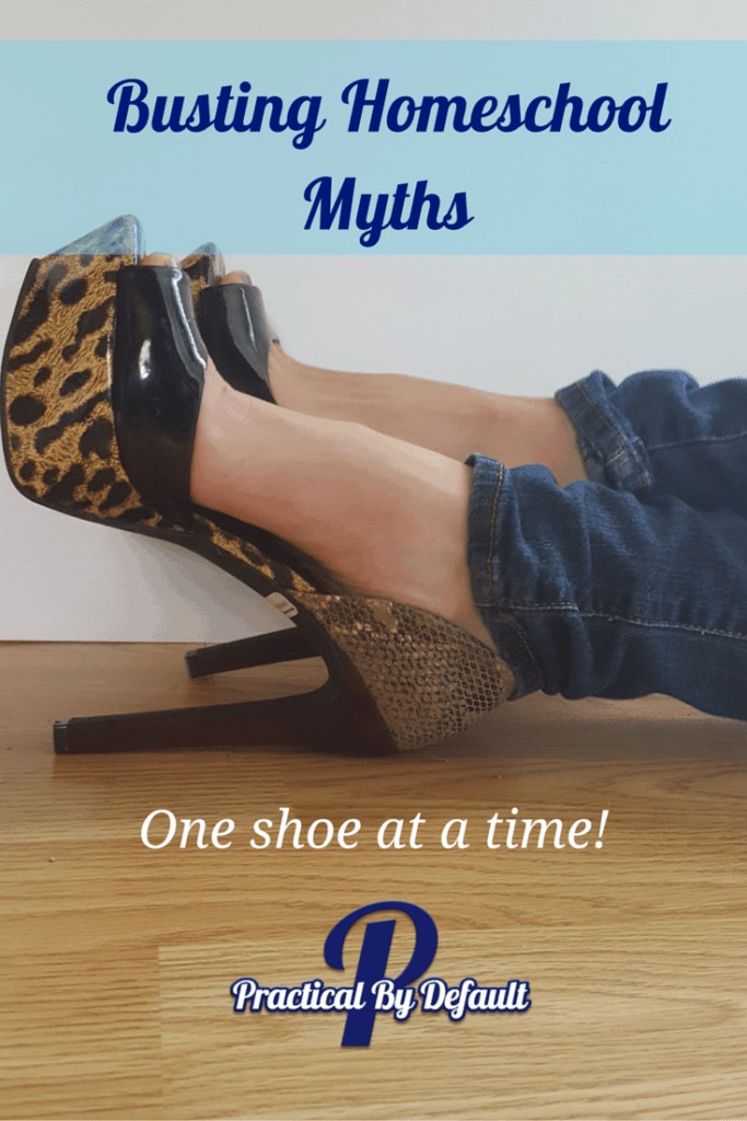 What does shoes have to do with Homeschooling myths..join me and see!