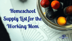 A supply list for the working mom