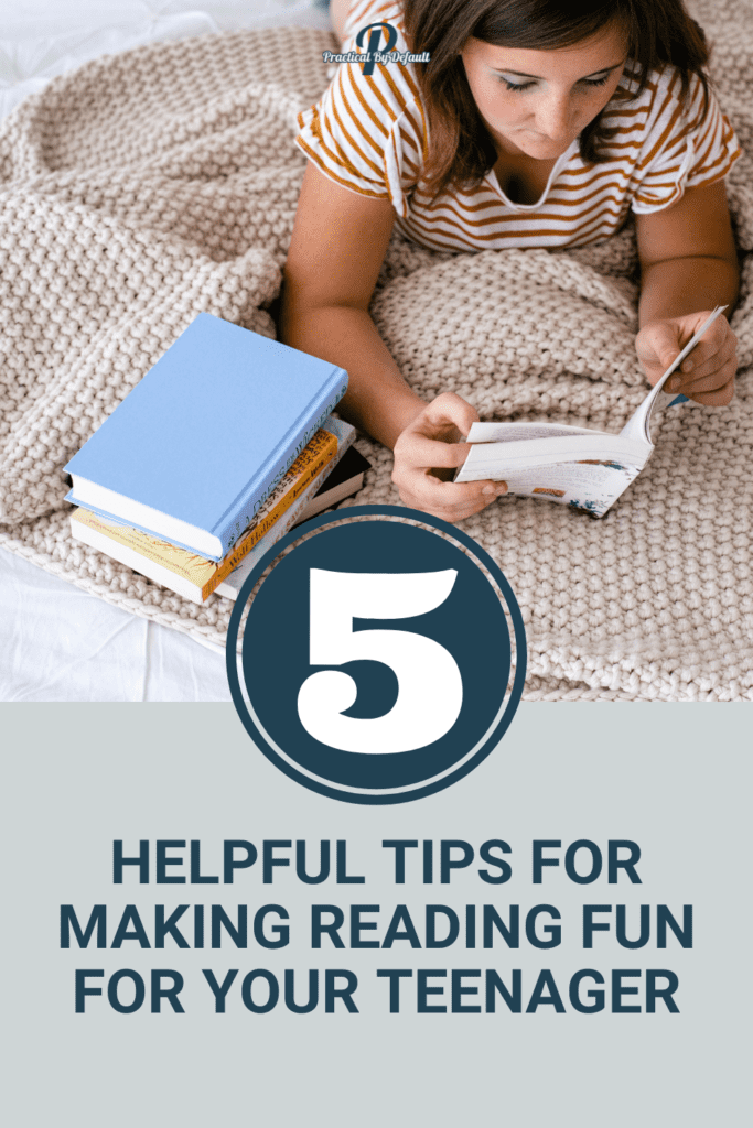 teenager reading on the bed. How to make reading fun for your teenager, 5 tips