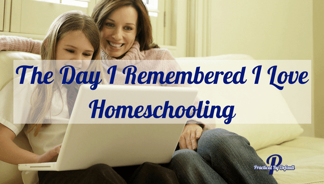 The Day I Remembered I Love Homeschooling