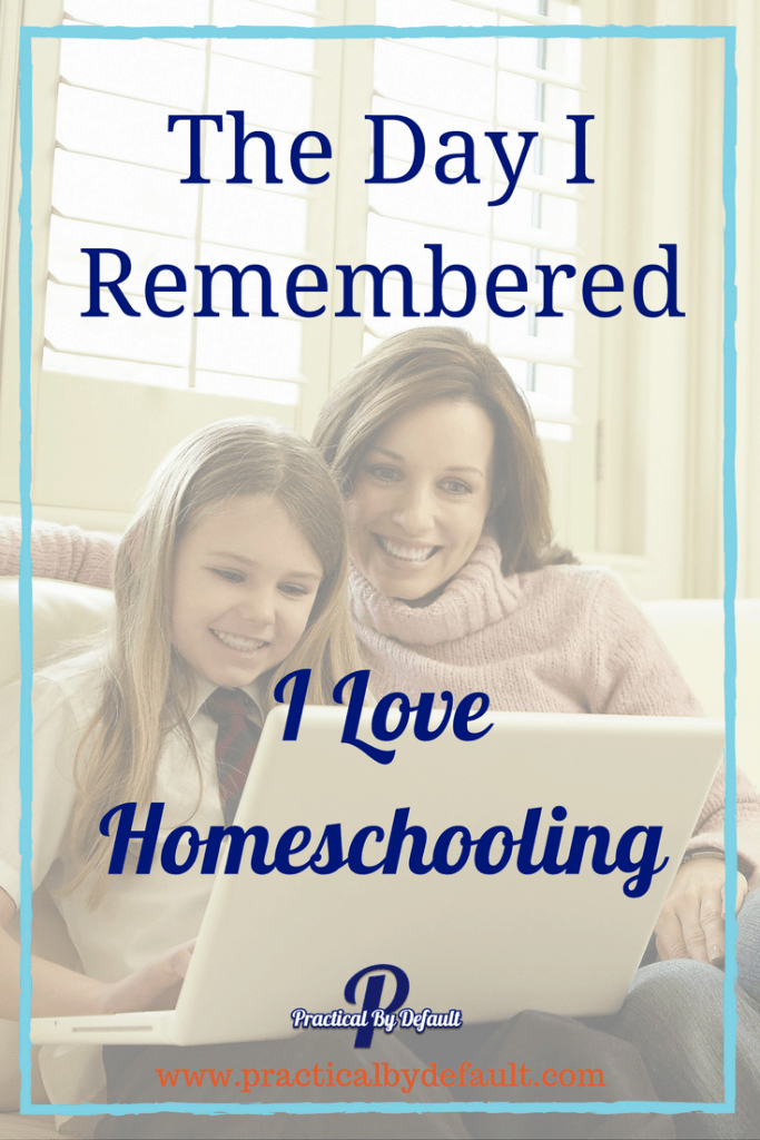 Have you forgotten why you love homeschooling? What is that one shining moment that made you remember?