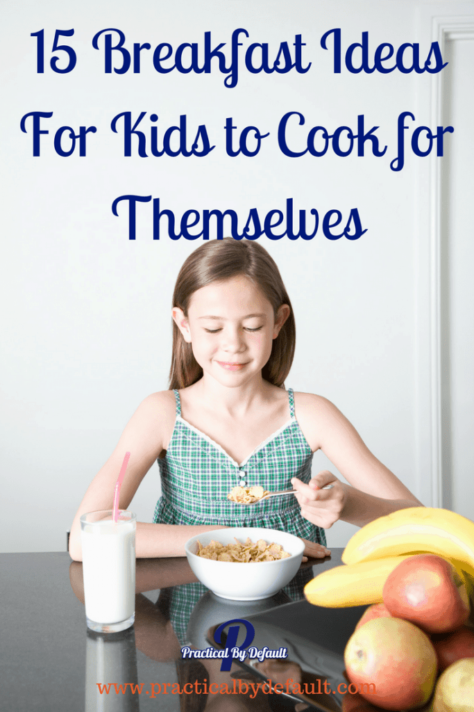 Help your older kid to build self confidence by making their own breakfast! Bonus: saves you time.