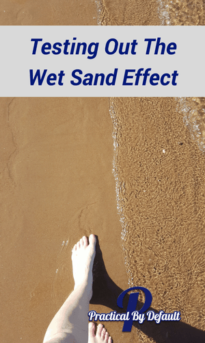 Salt water sand and sneaky learning