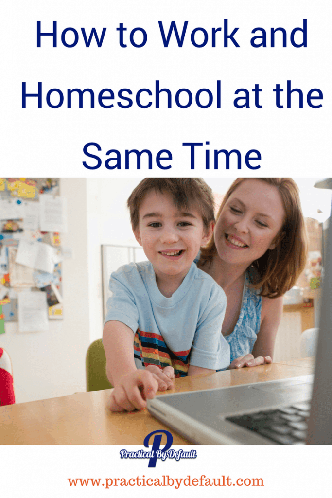 Are you tired of being told working and homeschooling at the same time is impossible? It's not. You can do it.