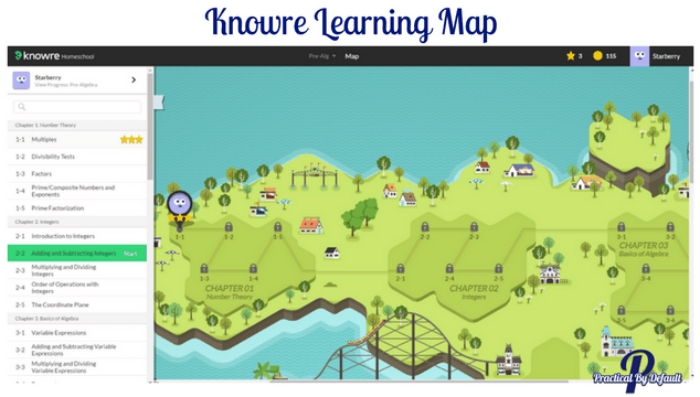 Take a peek at Knowre Learning Map Online help for homeschool