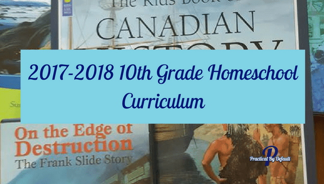 list of curriculum for grade 10