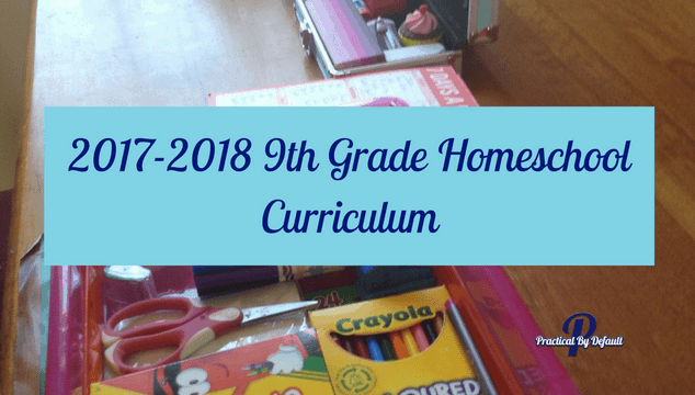 Our 9th Grade Homeschool Curriculum page