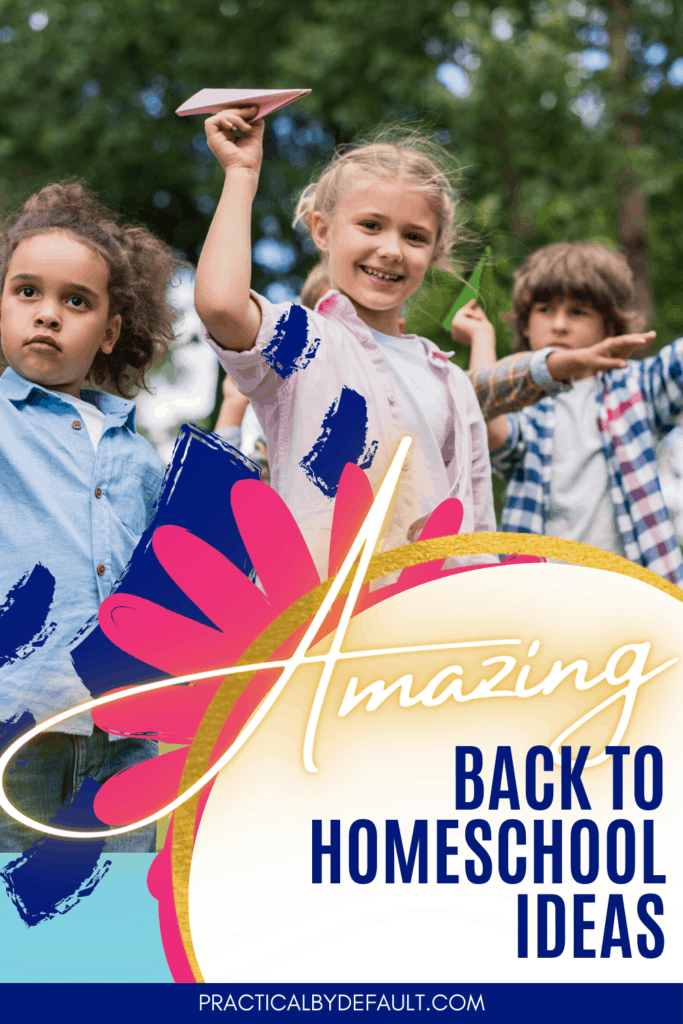 Back to homeschool ideas for the first day