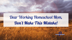 How to Avoid Getting Sick As A Working Homeschool Mom