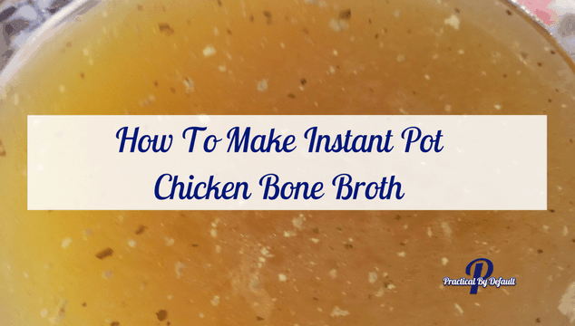 Making Chicken Bone Broth the easy way. Perfect for the busy working mom