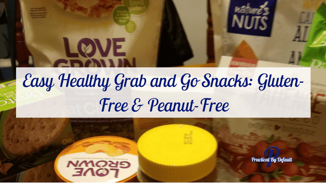 Easy Healthy Grab and Go Gluten-Free Snacks & Peanut-Free Snacks!