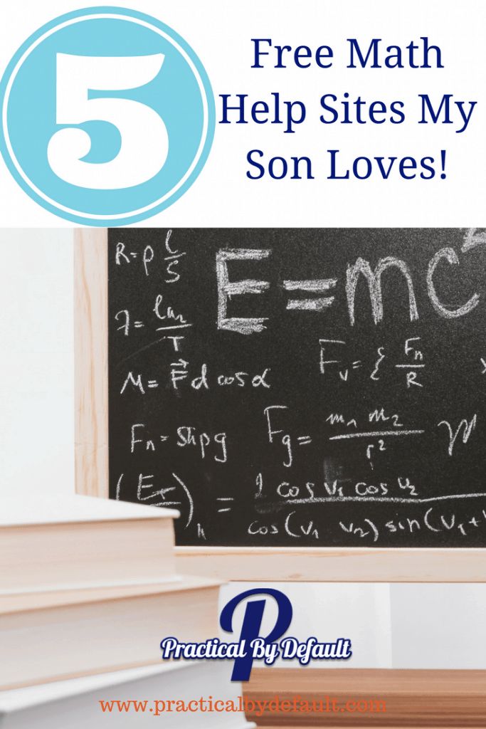 Math books 5 Free Math Help Sites My Son Loves!