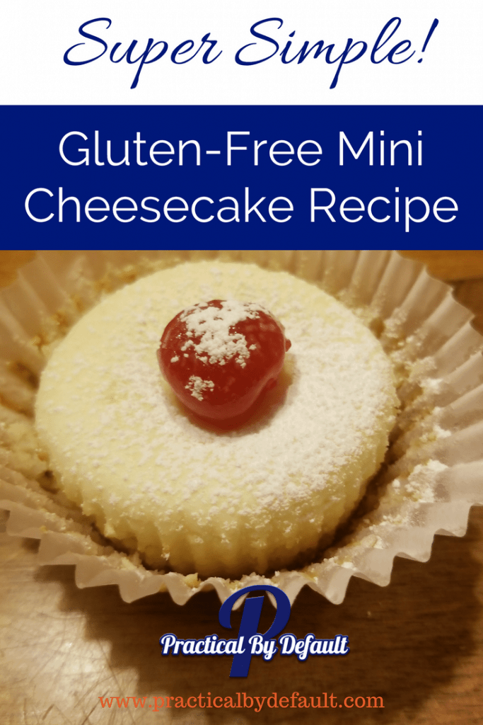 So simple gluten-free mini cheesecake recipe that your kids can make! 