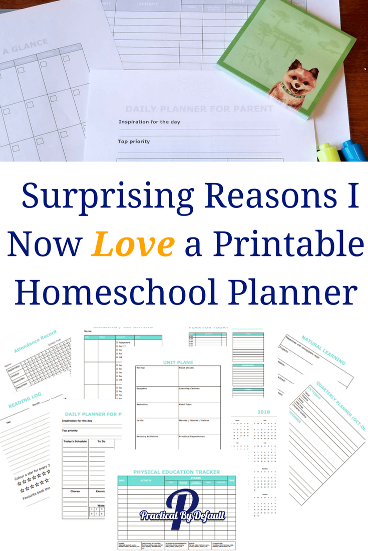 Surprising Reasons I Now Love a Printable Homeschool Planner Layout And Inside Included