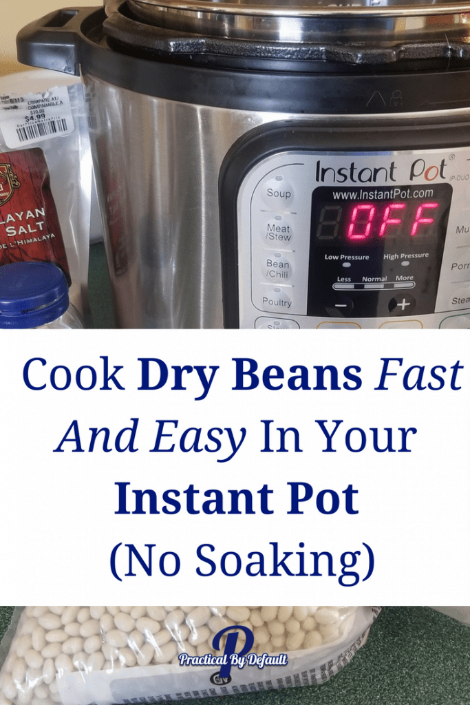 Lean how to cook dried beans, which are better for you and cheaper, quickly and easily in your Instant Pot with this recipe! 