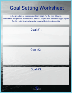Goal setting 
