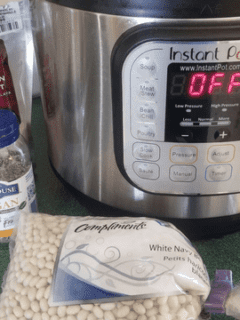 Dry beans in an instant online pot