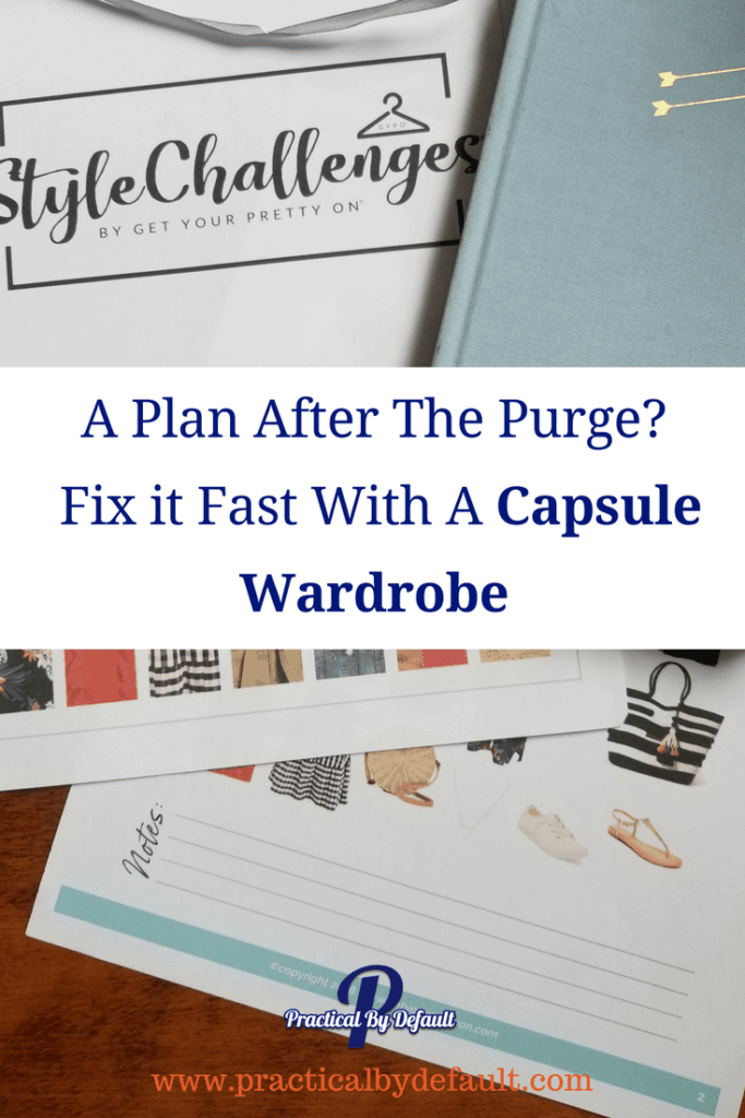 A Plan After The Purge_ Fix it Fast With A Capsule Wardrobe -Saving time and money tips! 