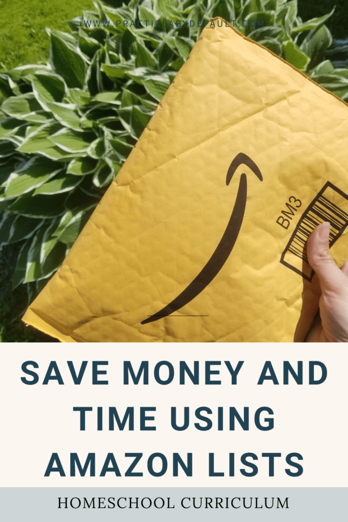 save money with amazon lists, yellow envelope with amazon smile
