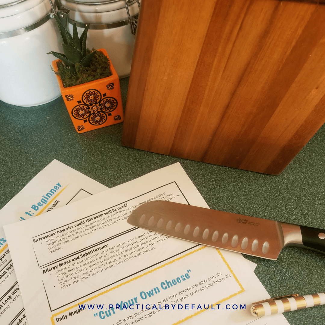 Homeschool Cooking: Kids & Knives - Safe or Scary?!