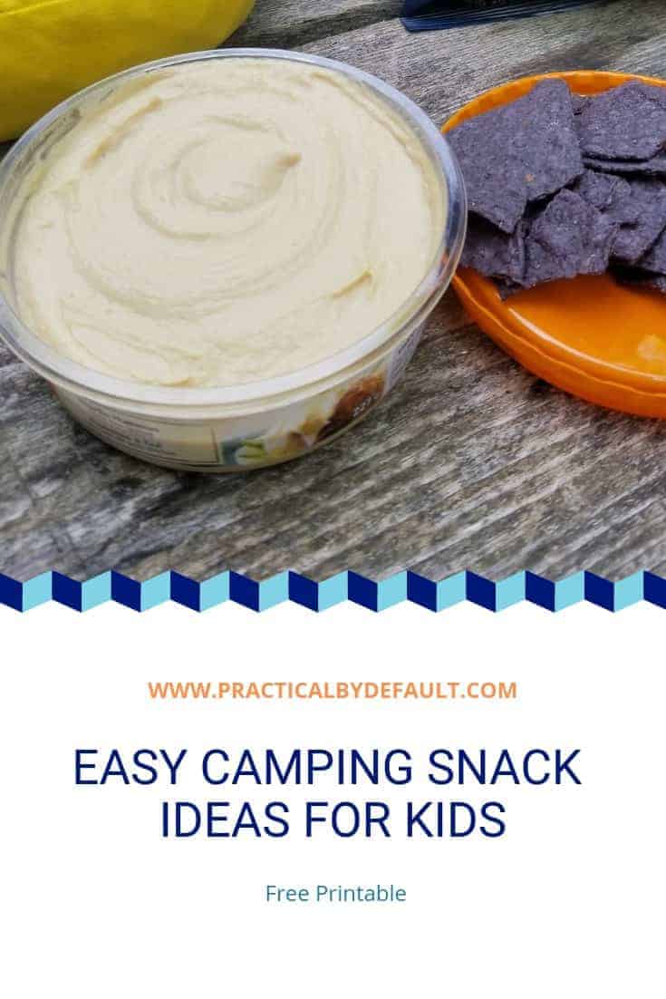 Camping is all about the food! Check out what is on the snack menu for kids