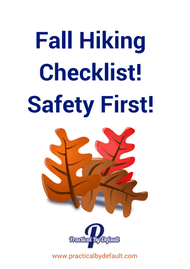 FREE Fall Hiking Safety Checklist