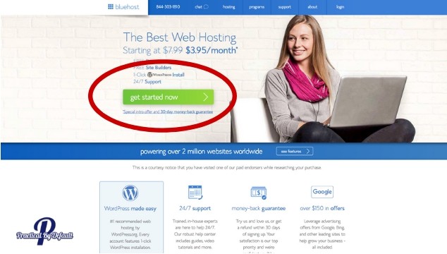 Bluehost Let's get started