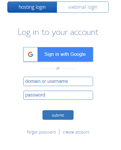 login bluehost portal