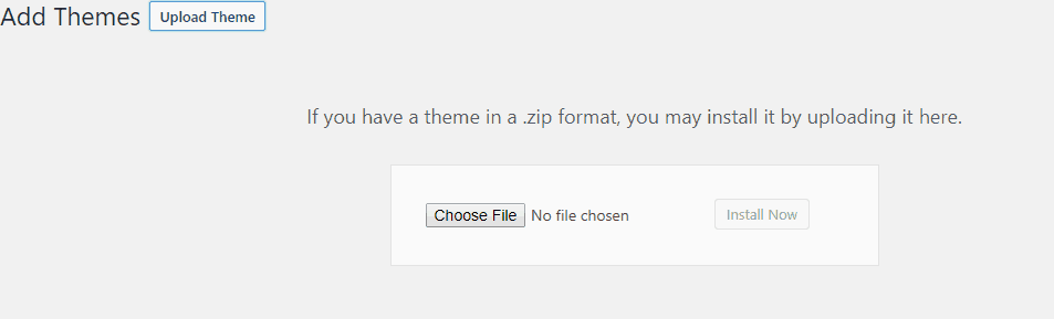 Uploading paid themes