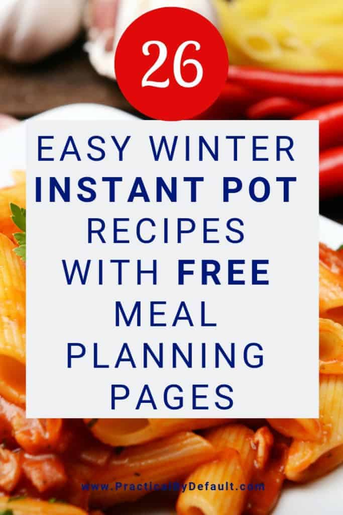 winter instant pot recipes for busy moms