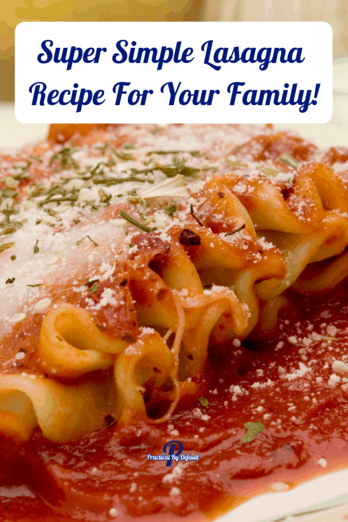 Do you need a great meal to make for your family that is good and good for you? Check out this super simple recipe for Lasagna and use the ingredients you have! 