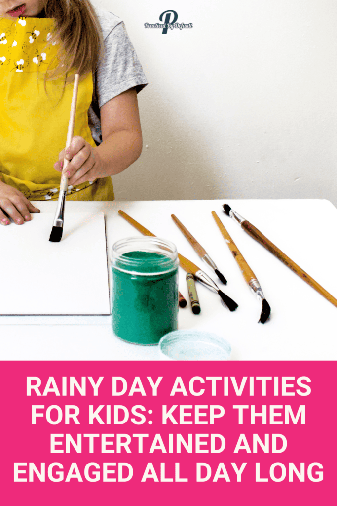 child painting rainy day activities for kids
