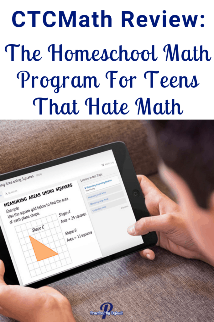 Do you have a child who struggles with math? If you are looking for a great all in one online homeschool math program for your teen I highly suggest trying out CTCMath.