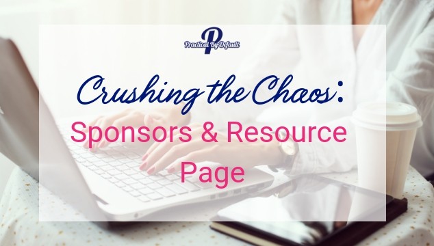 Crushing the Chaos: Sponsors For Working Homeschool Mom Conference