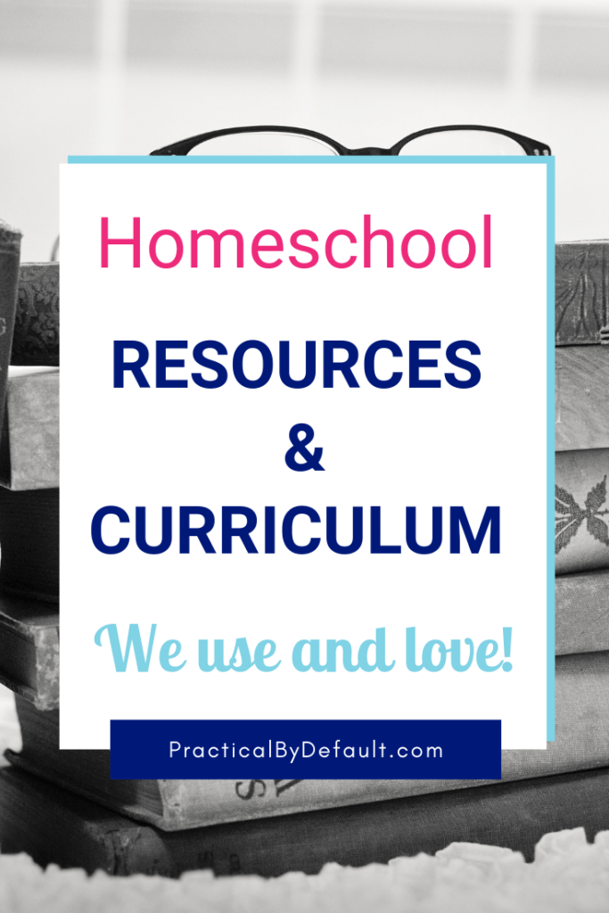 homeschool resources and curriculum list 
