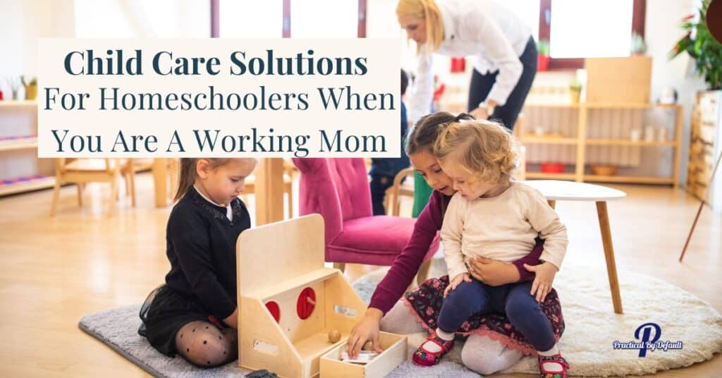 Child Care Solutions For Homeschoolers When You Are A Working Mom