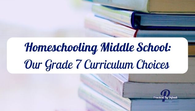 Homeschooling Middle School: Our Grade 7 Curriculum Choices