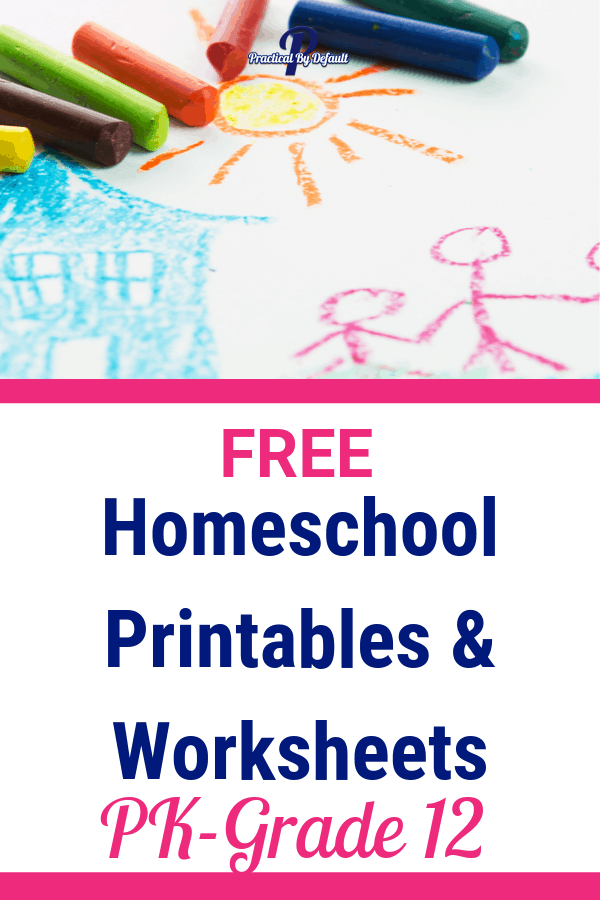 Free homeschool worksheets and printables 
