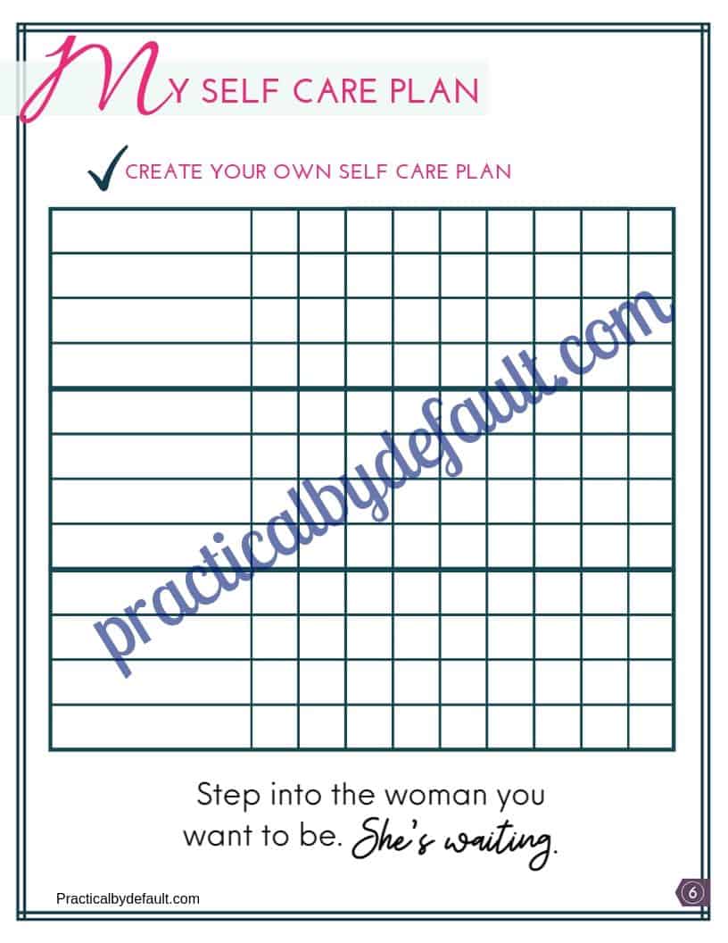 My Self Care Planner | Practical, By Default