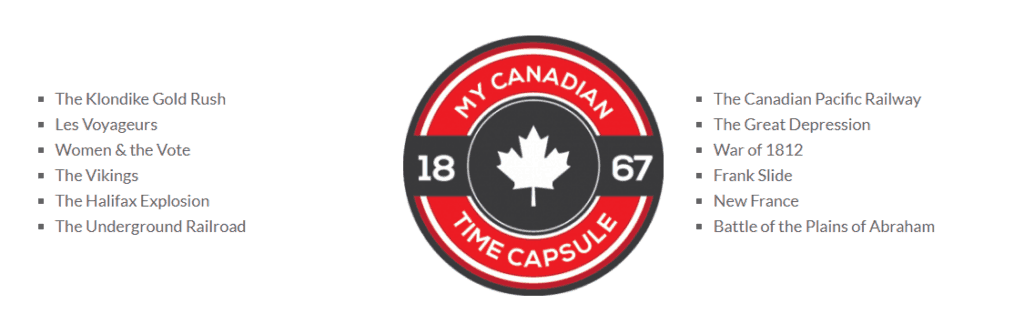 My Canadian Time Capsule List of units