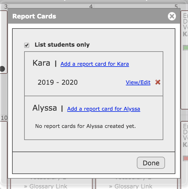 how to find report cards for kids