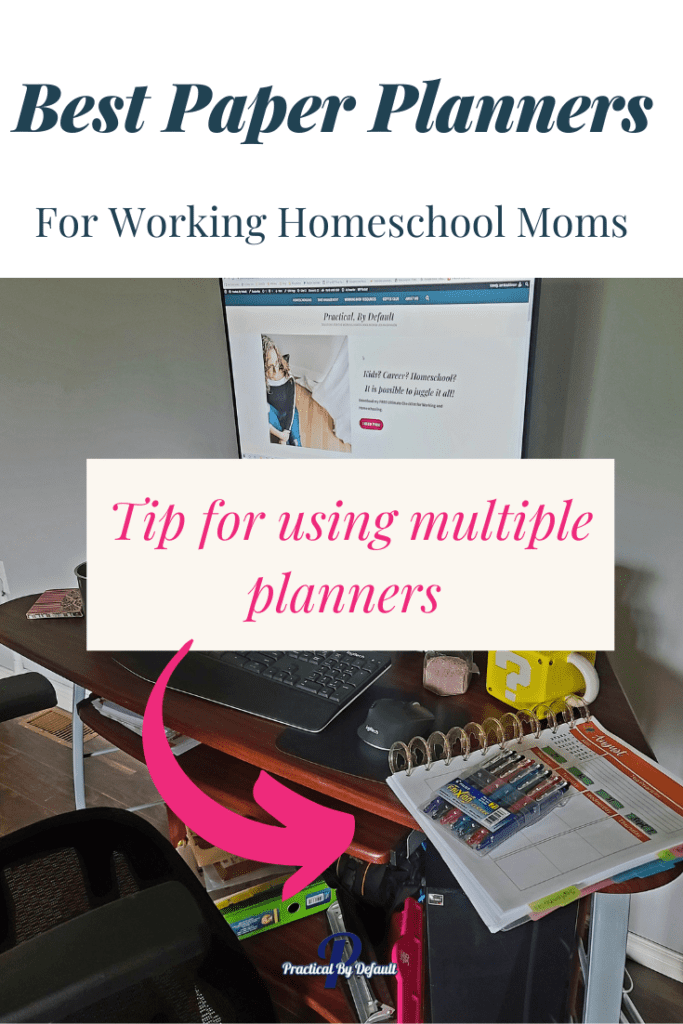 Best paper planners for working homeschool moms 