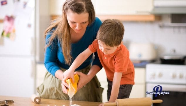 cooking with kids builds relationships 