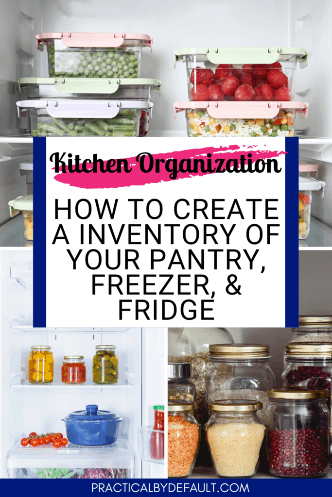 How to create a inventory for your kitchen