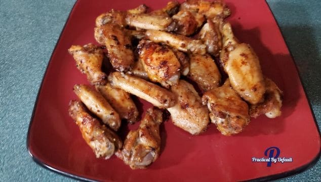 plate chicken wings