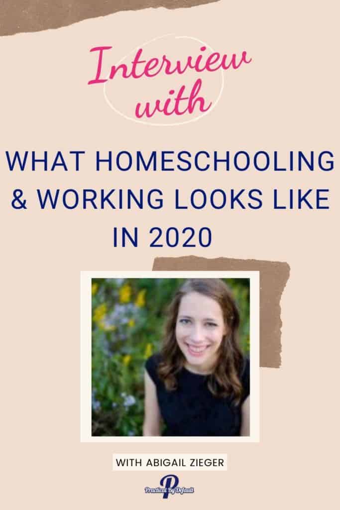 Interview with working and homeschool mom Abi