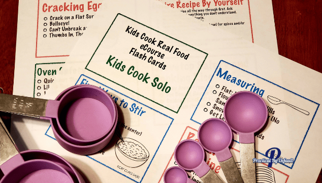 Kids Cook Solo Program Flash Cards