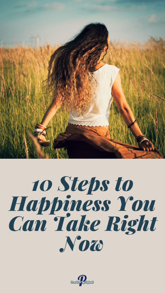 10 Steps to Happiness pin